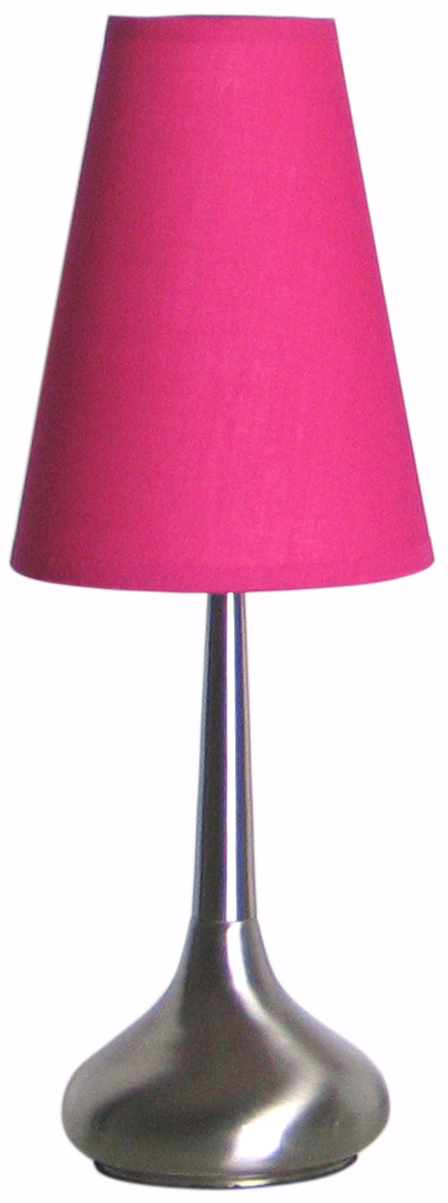 Lampe &agrave; poser moderne rose Lupo
