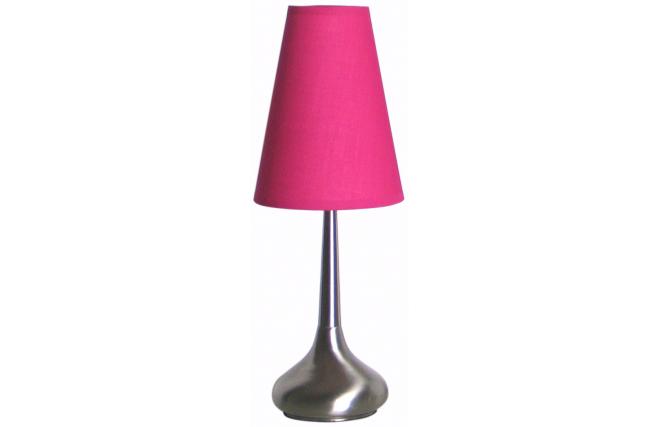 Lampe &agrave; poser moderne rose Lupo