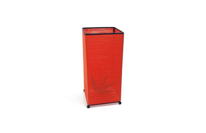 Lampe &agrave; poser orange rectangulaire Guilin