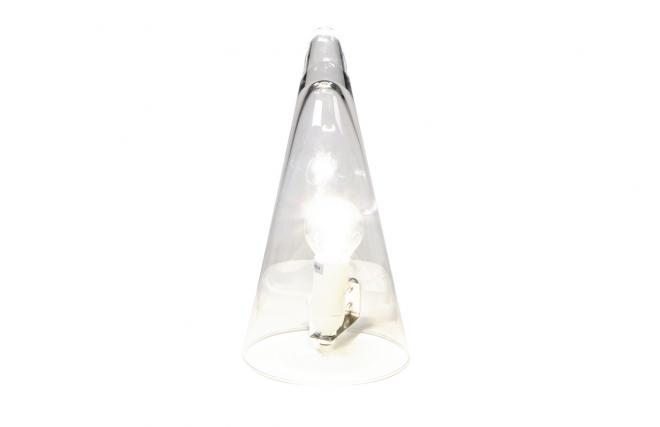 Lampe &agrave; poser transparente moderne Gyro