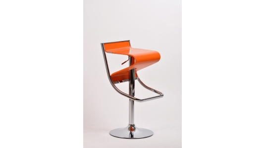 Le tabouret de bar / cuisine NOVA - coloris orange image 1