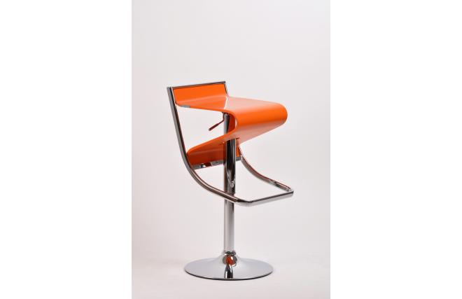 Le tabouret de bar / cuisine NOVA - coloris orange