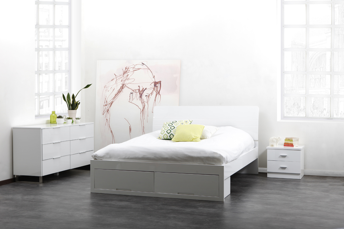 Lit 160*200 blanc