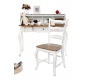 Lot de 2 chaises baroques blanches SOFIA