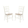 Lot de 2 chaises baroques blanches SOFIA