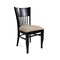 Lot de 2 chaises  ch&ecirc;ne malaisien VERA - coloris weng&eacute; image pub1