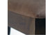 Lot de 2 chaises cuisine / salle &agrave; manger BELLA coloris ch&ecirc;ne moyen  - assise brun fonc&eacute; image 3