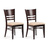 Lot de 2 chaises cuisine / salle &agrave; manger FREDDIE - colorie weng&eacute; image pub1