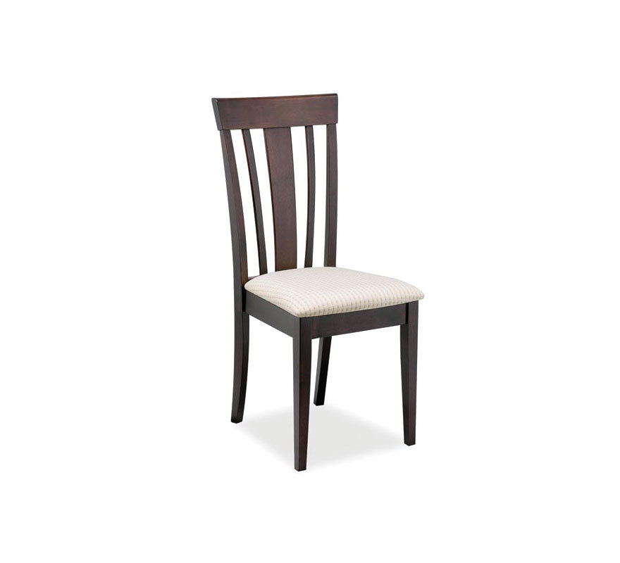 Lot de 2 chaises cuisine / salle &agrave; manger MARC ch&ecirc;ne malaisien - coloris wenge image 1