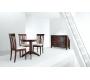 Lot de 2 chaises cuisine / salle &agrave; manger MARC ch&ecirc;ne malaisien - coloris wenge image 3