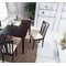 Lot de 2 chaises cuisine / salle &agrave; manger MARC ch&ecirc;ne malaisien - coloris wenge image pub1
