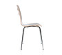 Lot de 2 chaises design cuisine bois noir TARA