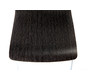 Lot de 2 chaises design cuisine bois noir TARA