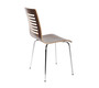 Lot de 2 chaises design cuisine chocolat et noir ZENIA