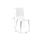 Lot de 2 chaises design cuisine rouges NELLY