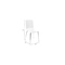 Lot de 2 chaises design cuisine rouges NELLY