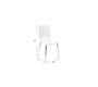 Lot de 2 chaises design cuisine rouges NELLY