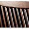 Lot de 2 chaises OHANNA ch&ecirc;ne malaisien cuisine/salle &agrave; manger - coloris chocolat