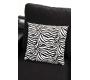 Lot de 2 coussins z&eacute;br&eacute; SAVANE 