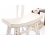 Lot de 2 tabourets baroques blancs ETALON