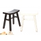Lot de 2 tabourets baroques blancs ETALON