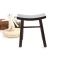 Lot de 2 tabourets baroques noirs ETALON