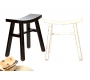 Lot de 2 tabourets baroques noirs ETALON
