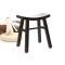Lot de 2 tabourets baroques noirs ETALON