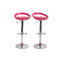 Lot de 2 tabourets de bar COMET rose image pub1