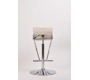 Lot de 2 tabourets de bar / cuisine ajustables GLITTER blanc
