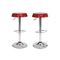 Lot de 2 tabourets de bar / cuisine ajustables NEW CAPSULE - coloris bordeaux image pub1