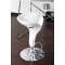 Lot de 2 tabourets de bar / cuisine blancs Jupiter