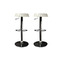 Lot de 2 tabourets de bar / cuisine CAPSULE blanc image pub1