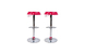 Lot de 2 tabourets de bar / cuisine Capsule rose image 3