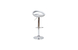 Lot de 2 tabourets de bar / cuisine COMET argent image 1