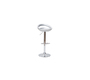 Lot de 2 tabourets de bar / cuisine COMET argent image 1