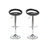 Lot de 2 tabourets de bar / cuisine COMET noir image pub1