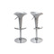 Lot de 2 tabourets de bar / cuisine GALAXY argent image pub1