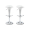 Lot de 2 tabourets de bar / cuisine GALAXY blanc image pub1