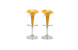 Lot de 2 tabourets de bar / cuisine GALAXY jaune image 2