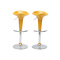 Lot de 2 tabourets de bar / cuisine GALAXY jaune image pub1