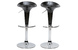 Lot de 2 tabourets de bar / cuisine GALAXY noir image 4