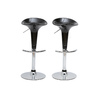 Lot de 2 tabourets de bar / cuisine GALAXY noir image pub1