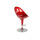 Lot de 2 tabourets de bar / cuisine OEUF lie de vin image pub1