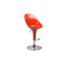Lot de 2 tabourets de bar / cuisine OEUF orange image pub1