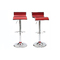 Lot de 2 tabourets de bar / cuisine WAVES Lie de vin image pub1