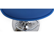 Lot de 2 tabourets de bar design bleus STEEVY