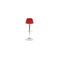 Lot de 2 tabourets de bar design rouges et noirs STEEVY
