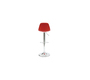 Lot de 2 tabourets de bar design rouges et noirs STEEVY