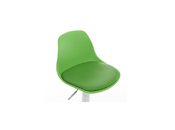 Lot de 2 tabourets de bar design verts STEEVY